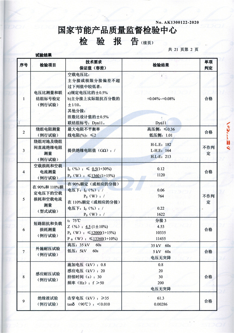 高低压试验报告-S11-1250扎囊扎囊扎囊油浸式变压器-2.jpg